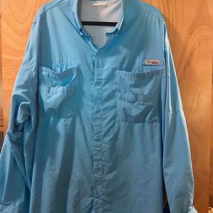 Columbia Shirts 3XLT 4XLT Long Sleeve Button Up